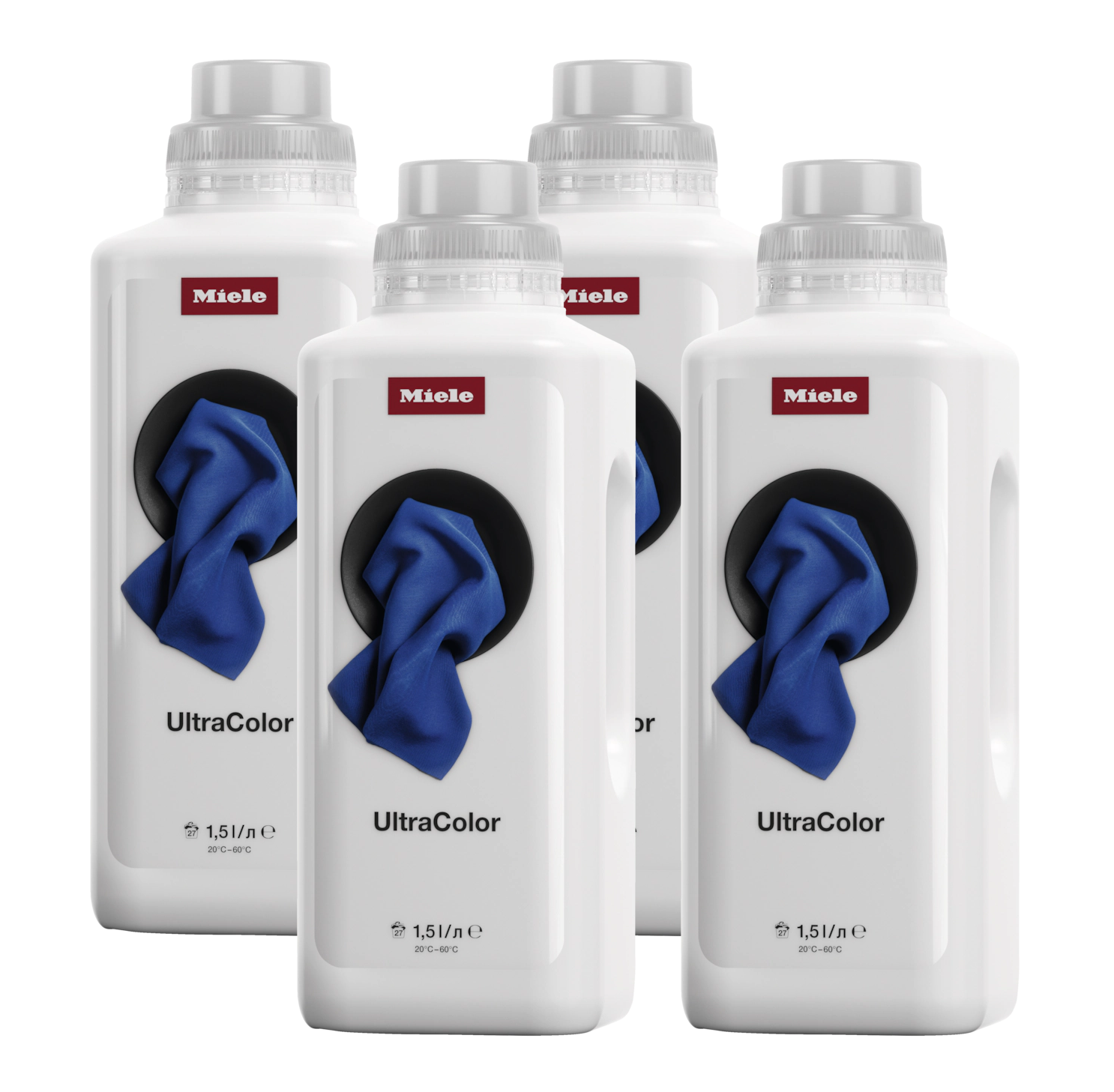 Набор для стирки цветного белья UltraColor Aqua WA UC 1501 L 1,5лх4 шт. Miele купить в Рязани | Всегда в наличии! | Артикул 12647690 | Официальный сайт