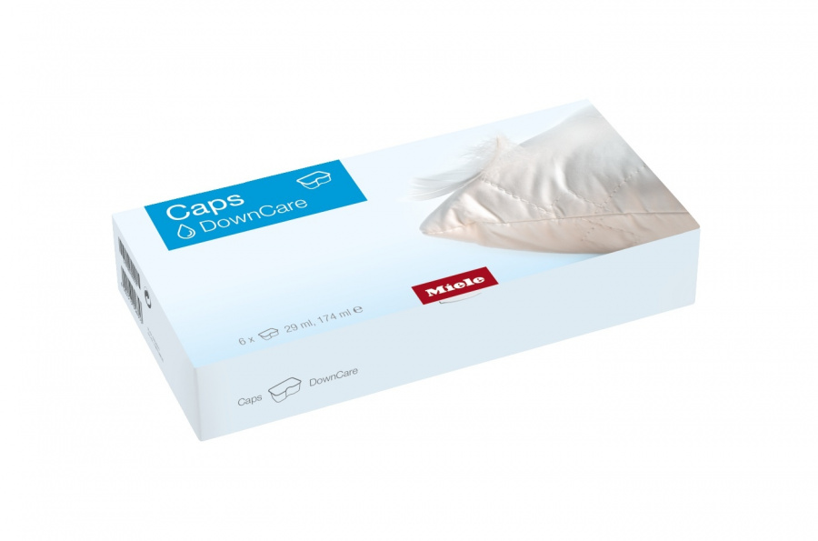 Средство для стирки изделий из пуха DownCare Caps,6 шт. Miele купить в Рязани | Всегда в наличии! | Артикул 10756350 | Официальный сайт