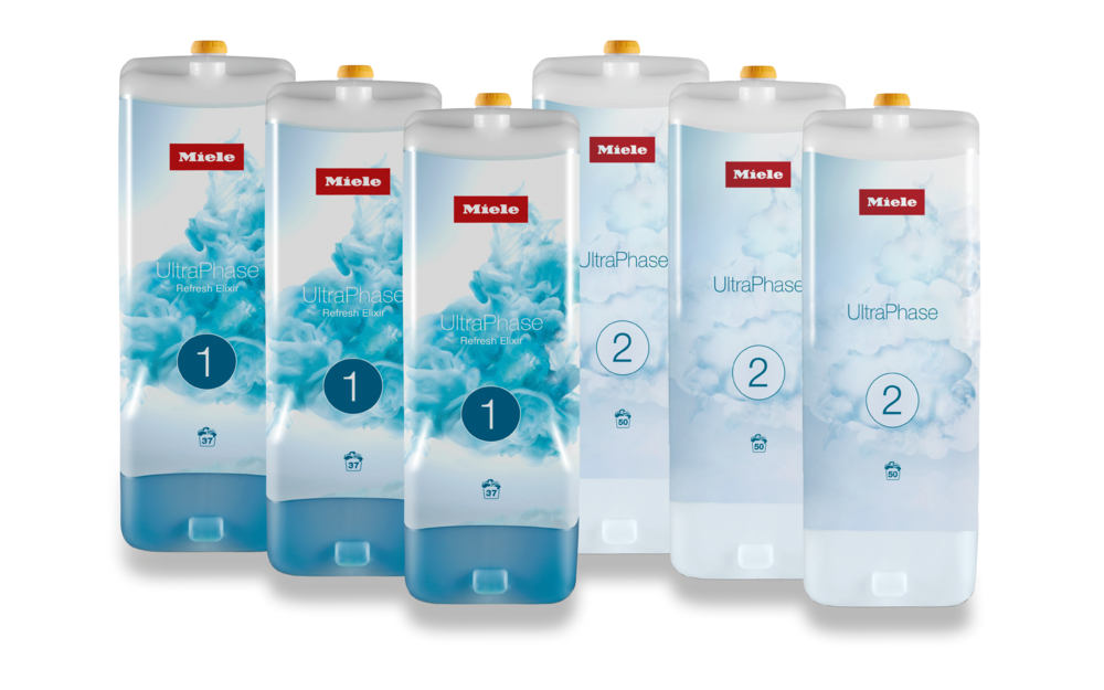Набор картриджей для стирки UltraPhase Refresh Elixir (6 шт) Miele купить в Рязани | Всегда в наличии! | Артикул 11615140 | Официальный сайт