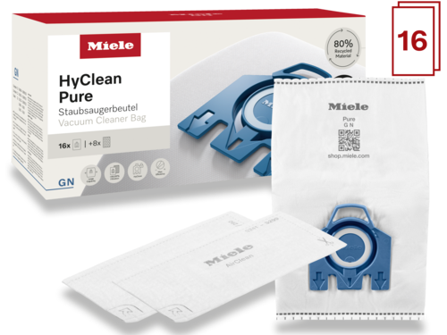 Комплект мешков-пылесборников HyClean Pure GN XXL Miele купить в Рязани | Всегда в наличии! | Артикул 12498270 | Официальный сайт
