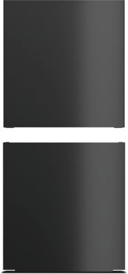 Короб для вытяжки DADC 1000 черный матовый